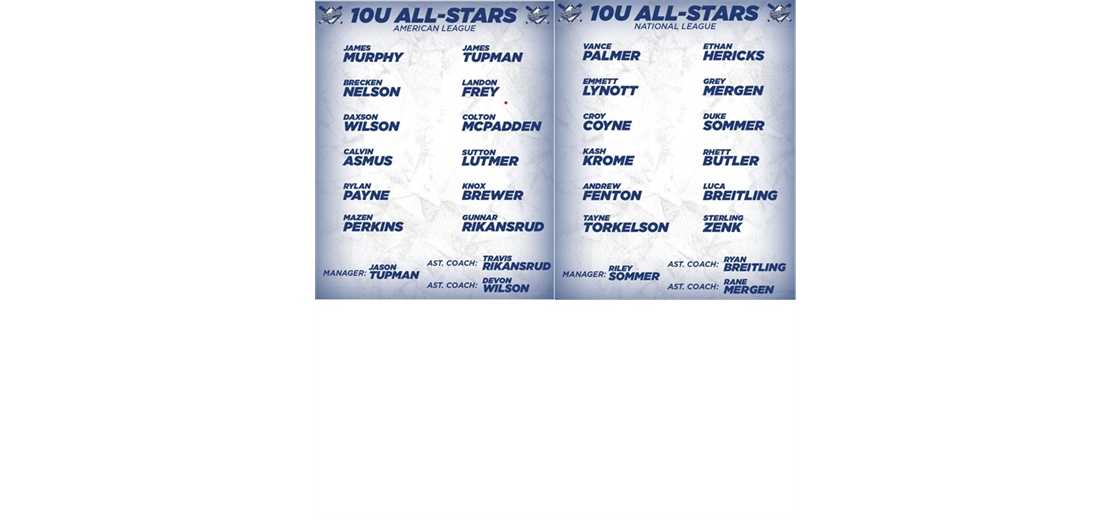 2025 10U AL NL All Stars